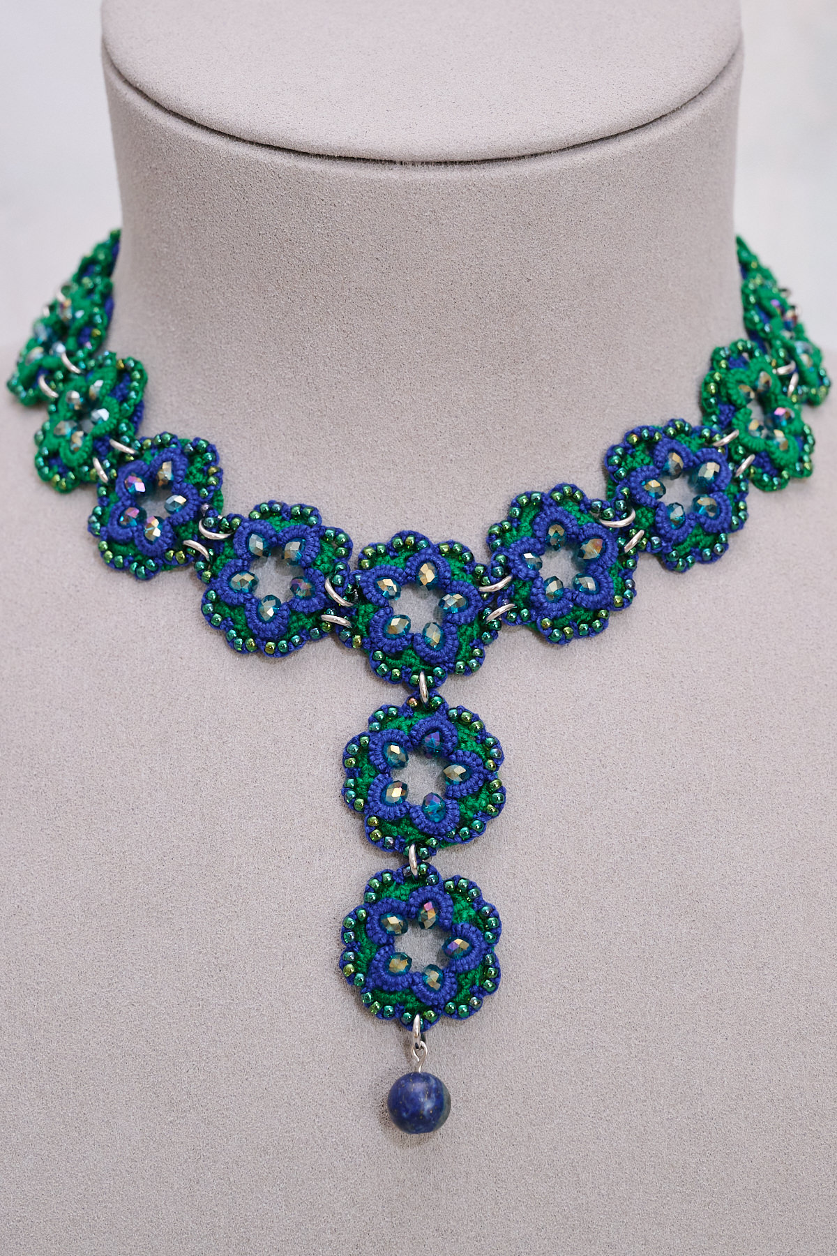 polana olivin bizuteria slubna naszyjnik 025