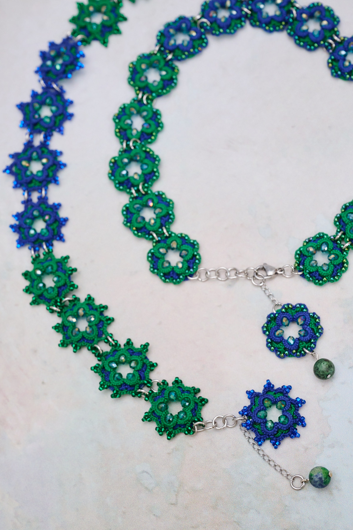 polana olivin bizuteria slubna naszyjnik 026