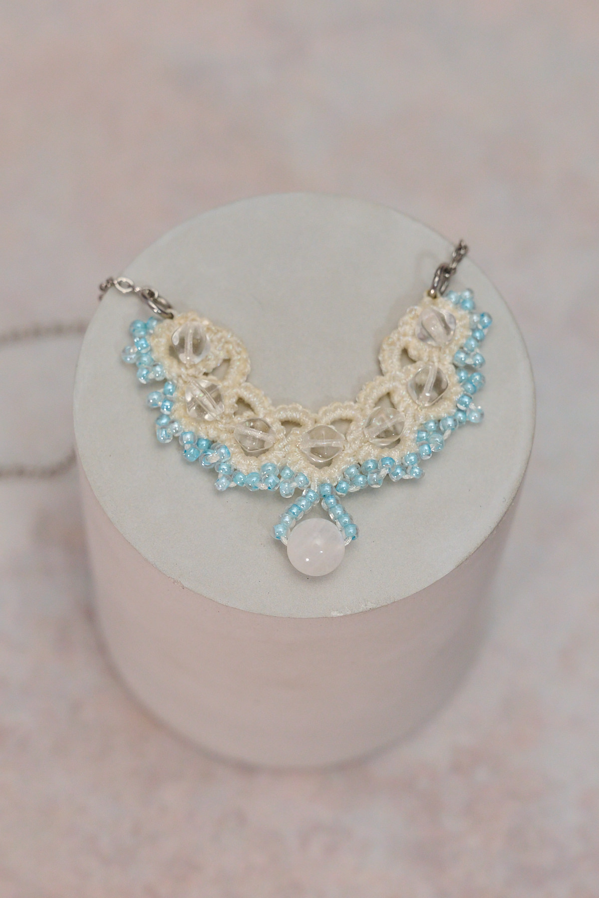 polana olivin bizuteria slubna naszyjnik 031