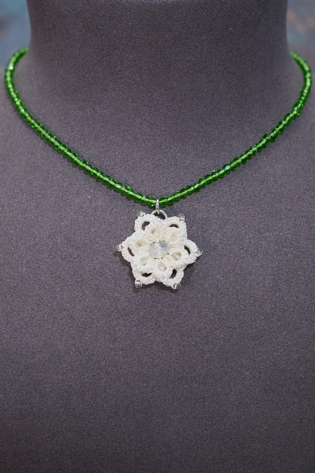 polana olivin bizuteria slubna naszyjnik 041